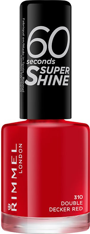 Thumbnail - 60 Seconds Super Shine Nagellack #310-double Decker Red 8 ml