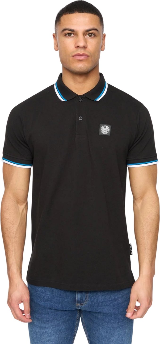 Henleys - "Henalpha" Poloshirt für Herren (Schwarz)