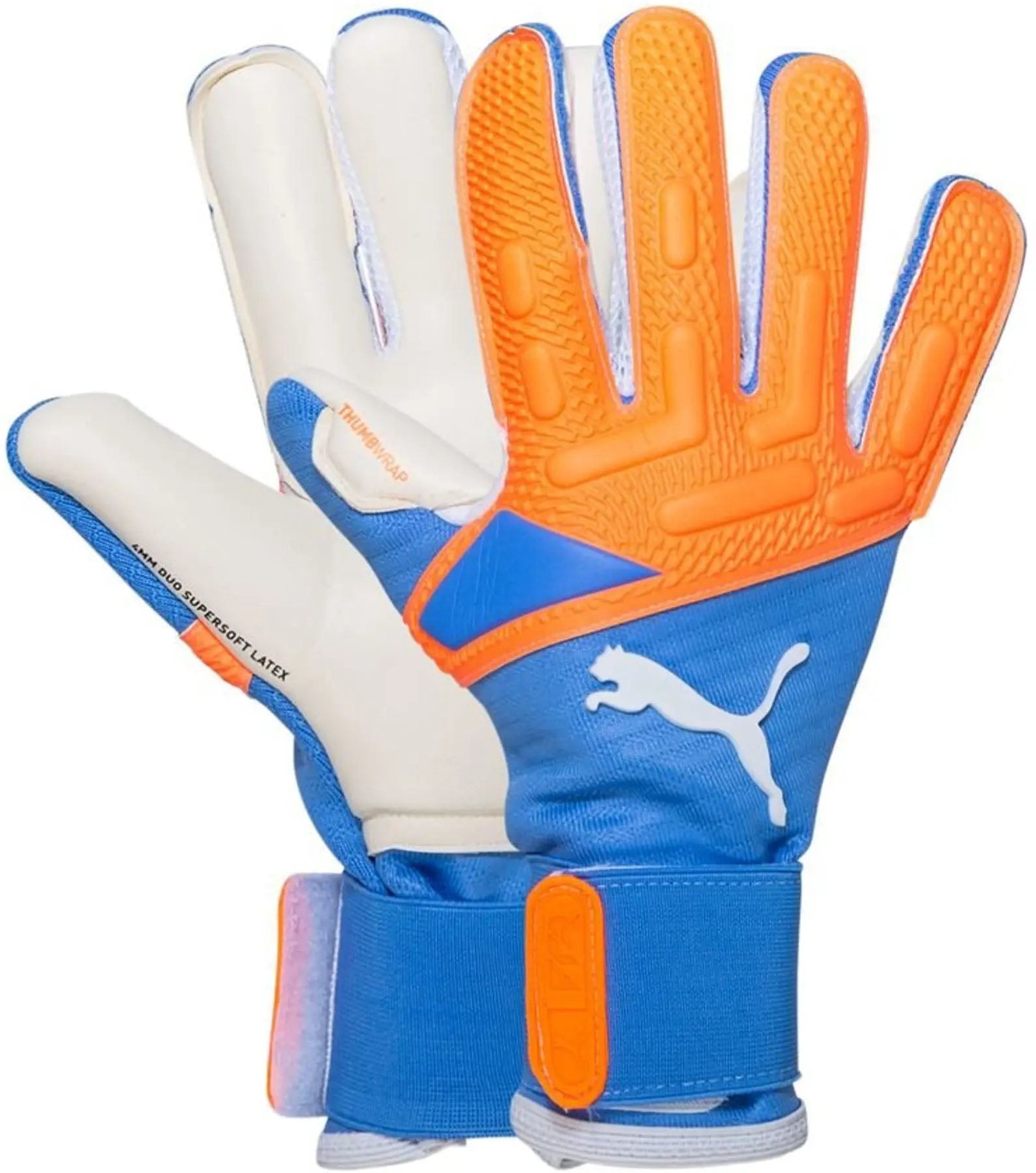 Thumbnail - Puma Future Pro Hybrid Herren Blau/Orange Torwarthandschuhe