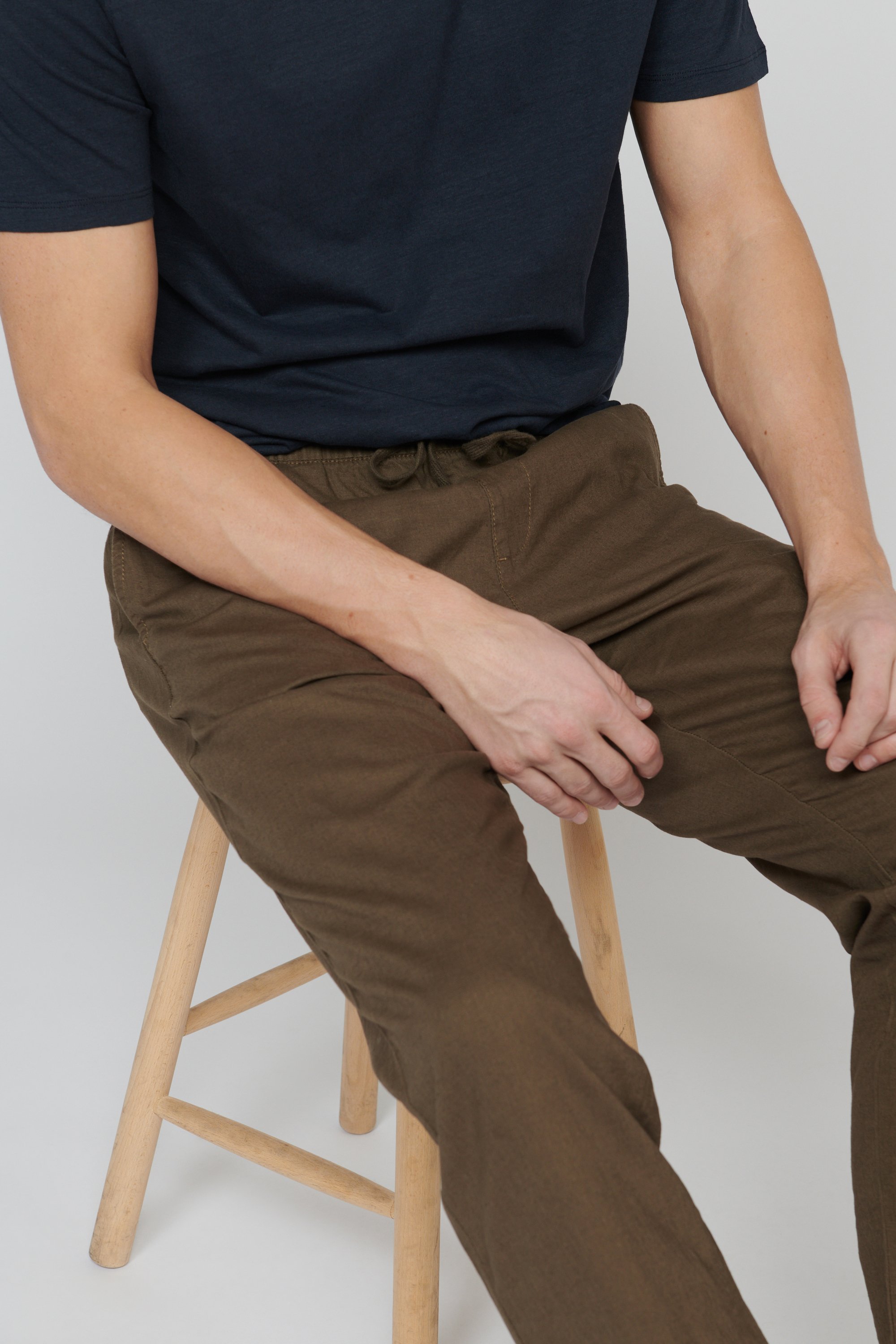 Casual Hose MAbarton Gerade Passform brown