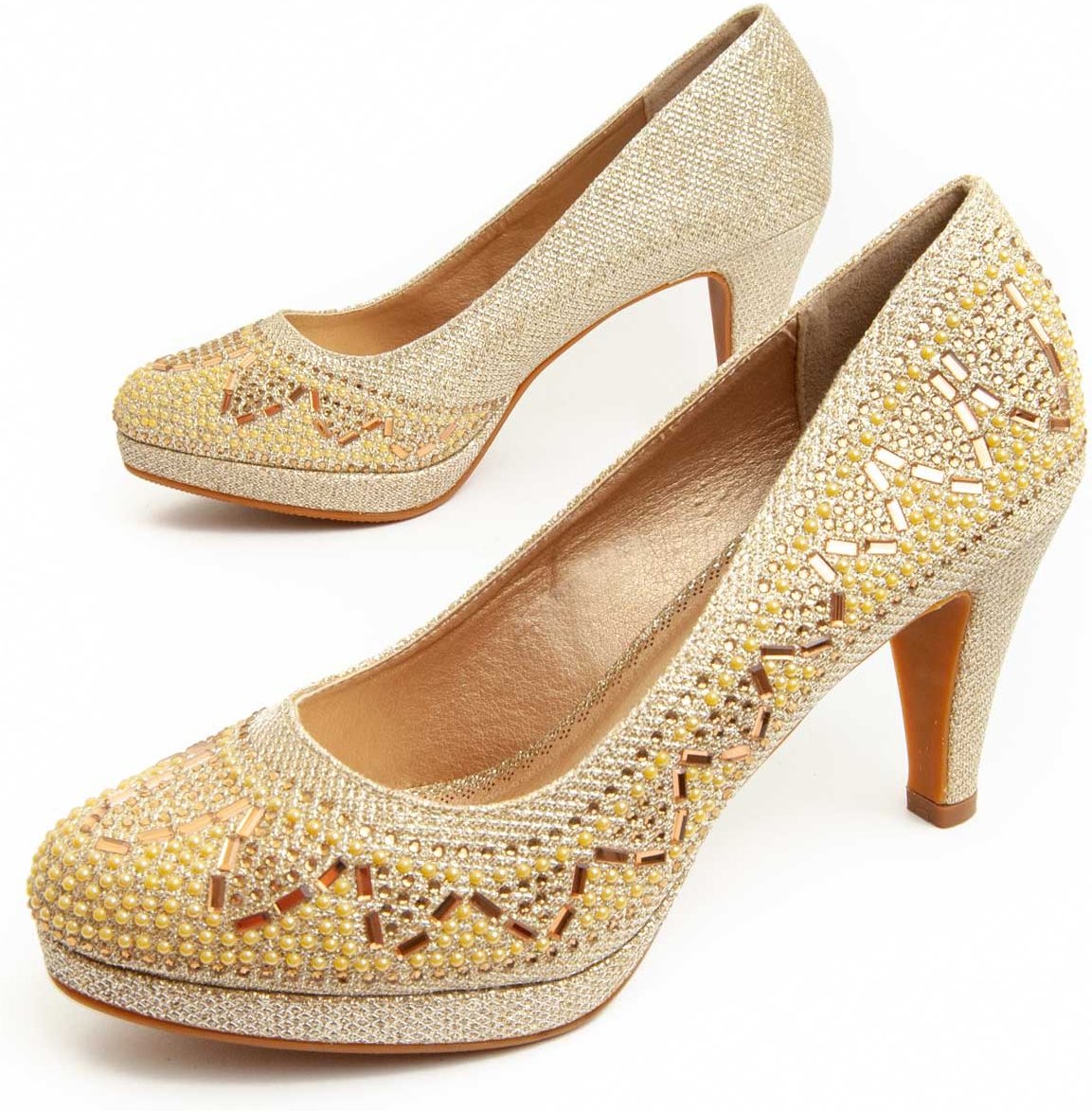 Montevita Absatzschuh Unne58 in Gold