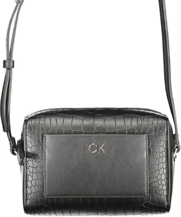 Calvin Klein Schwarze Polyester-Handtasche