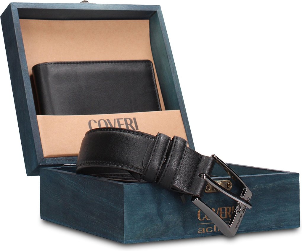 Enrico Coveri Geldbörsen- und Gürtel-Set Men