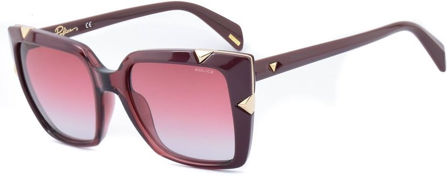 Police Rot Injektierte Sonnenbrille