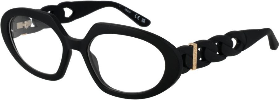 Ovale Brille mit Ketten-Detail