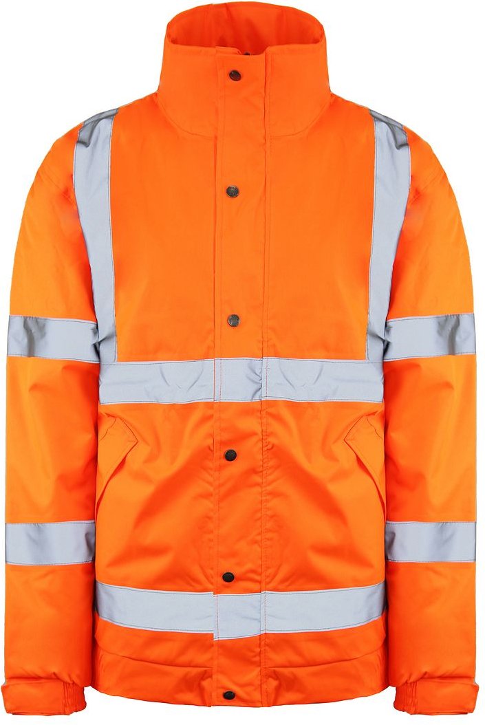 Dickies hohe Sichtbarkeit Herren Orange Reflektierende Bomberjacke