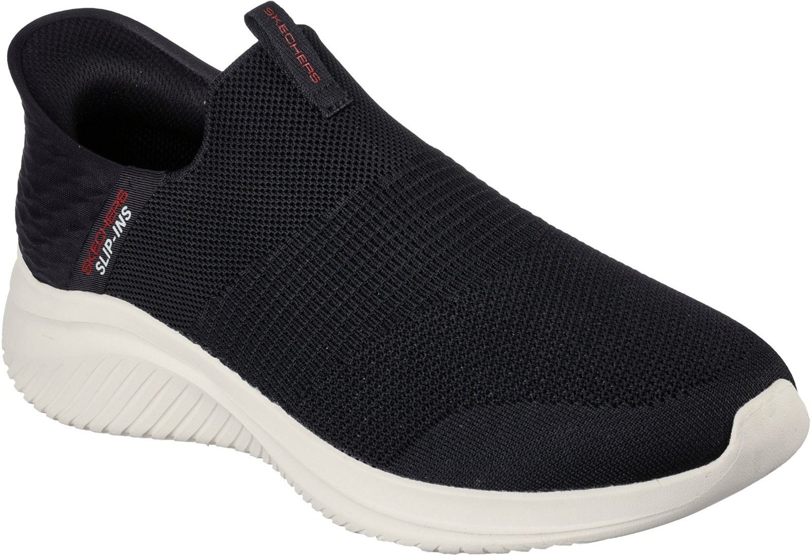 Thumbnail - Skechers Ultra Flex 3.0 Smooth Step Polyester Herren Sneaker Schwarz