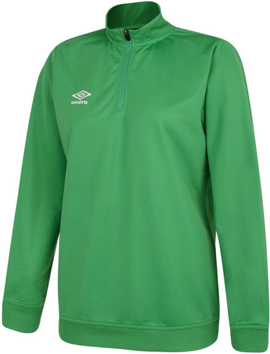 Umbro Womens/Ladies Club Essential Half Zip Sweatshirt (Smaragd)