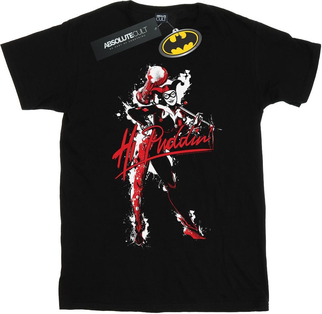 DC Comics - "Hi Puddin" T-Shirt für Herren (Schwarz)