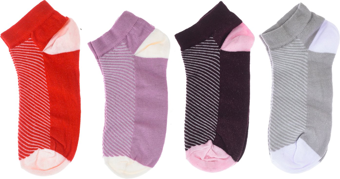 4er-Pack Damen-Söckchen, Damen-Kurzsocken