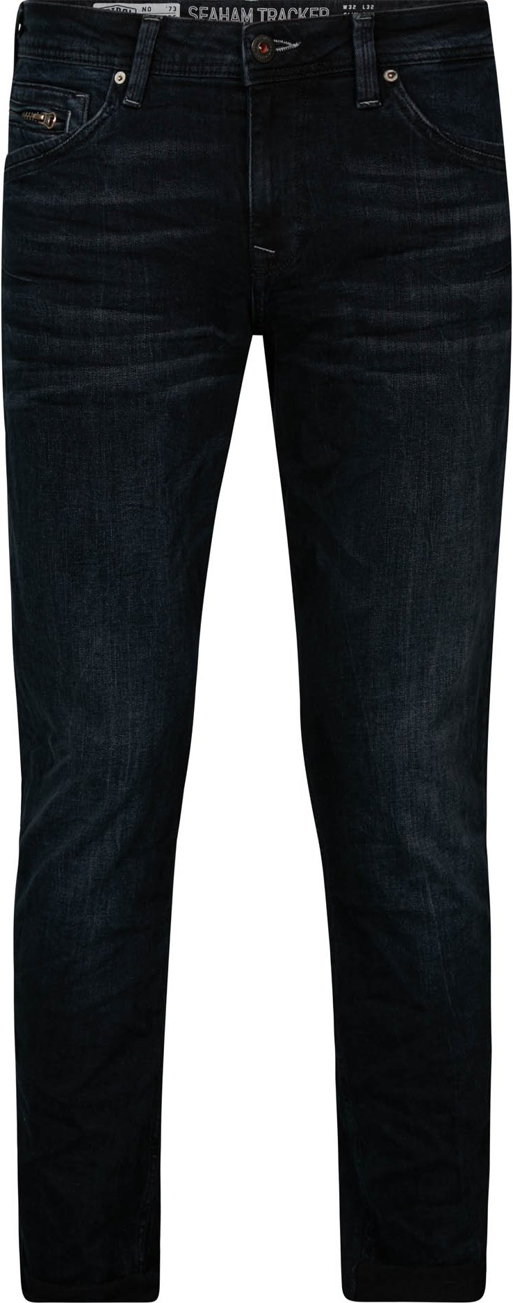Petrol Industries - Slim Straight Fit Jeans Seaham Tracker Herren - Blau