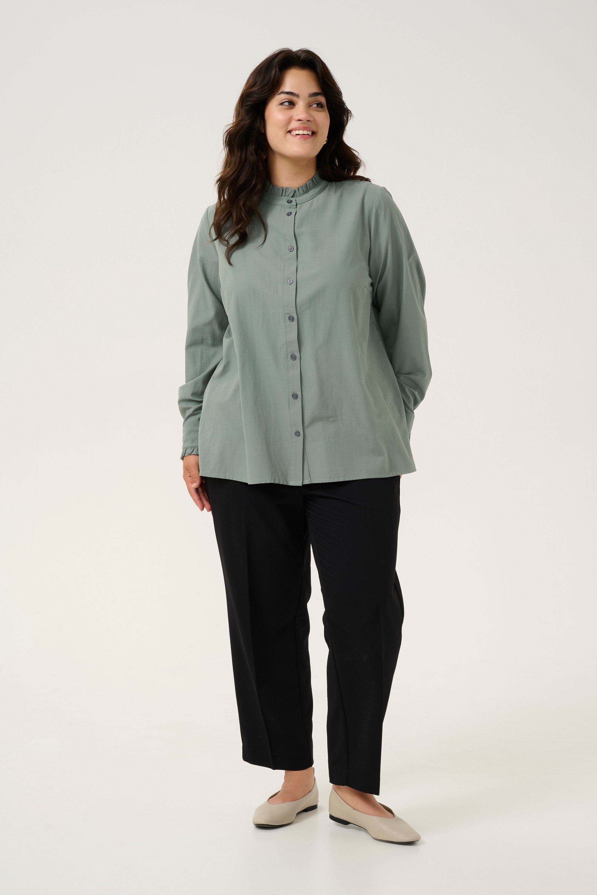 Langarm - Hemd Regular fit Balsam Green