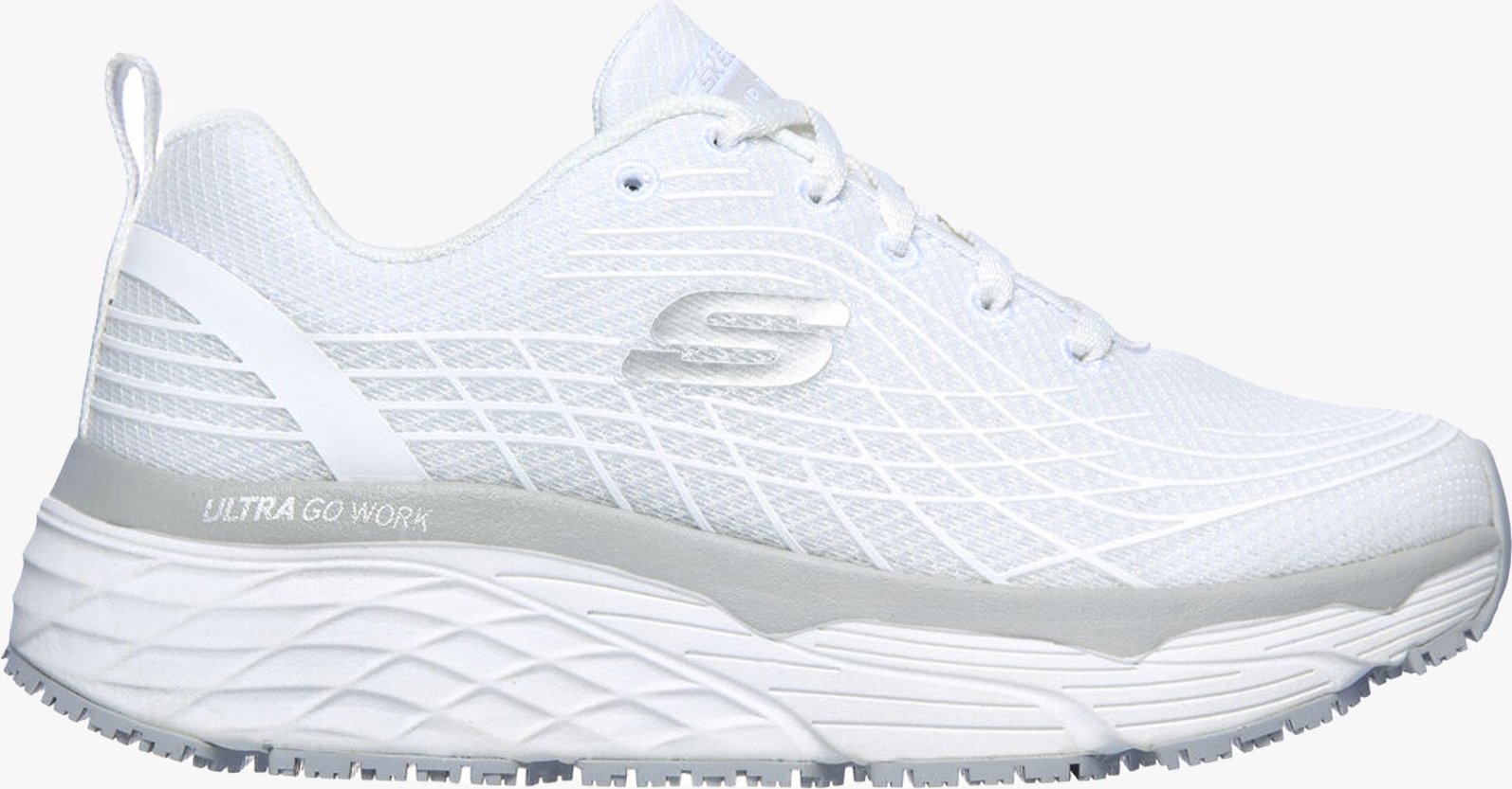 108016EC/WHT MAX DÄMPFUNG ELITE SR Damen Berufsschuhe Weiß