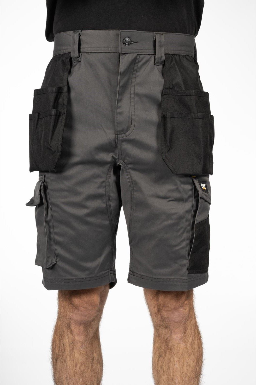 Caterpillar Essentielle Stretch Holster Polyester Herren Graue Arbeitsshorts