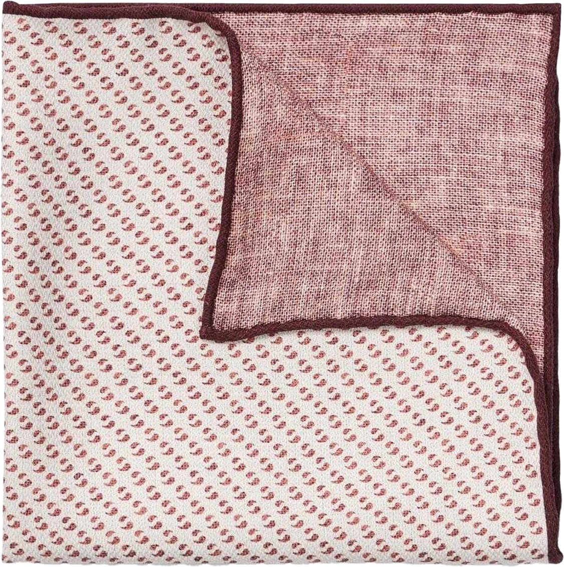 Boss - Einstecktuch, Digitaler Druck, Seide (Rot)