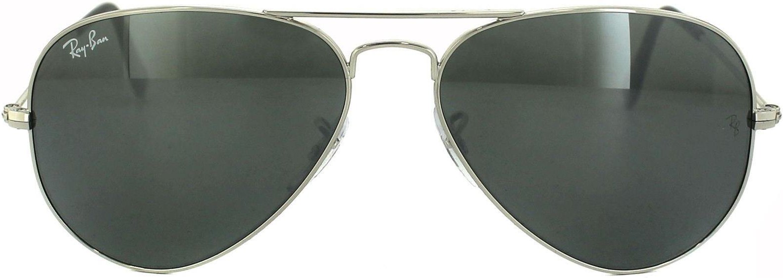 Thumbnail - Ray-Ban Aviator Unisex Silber Grau Spiegel Sonnenbrille