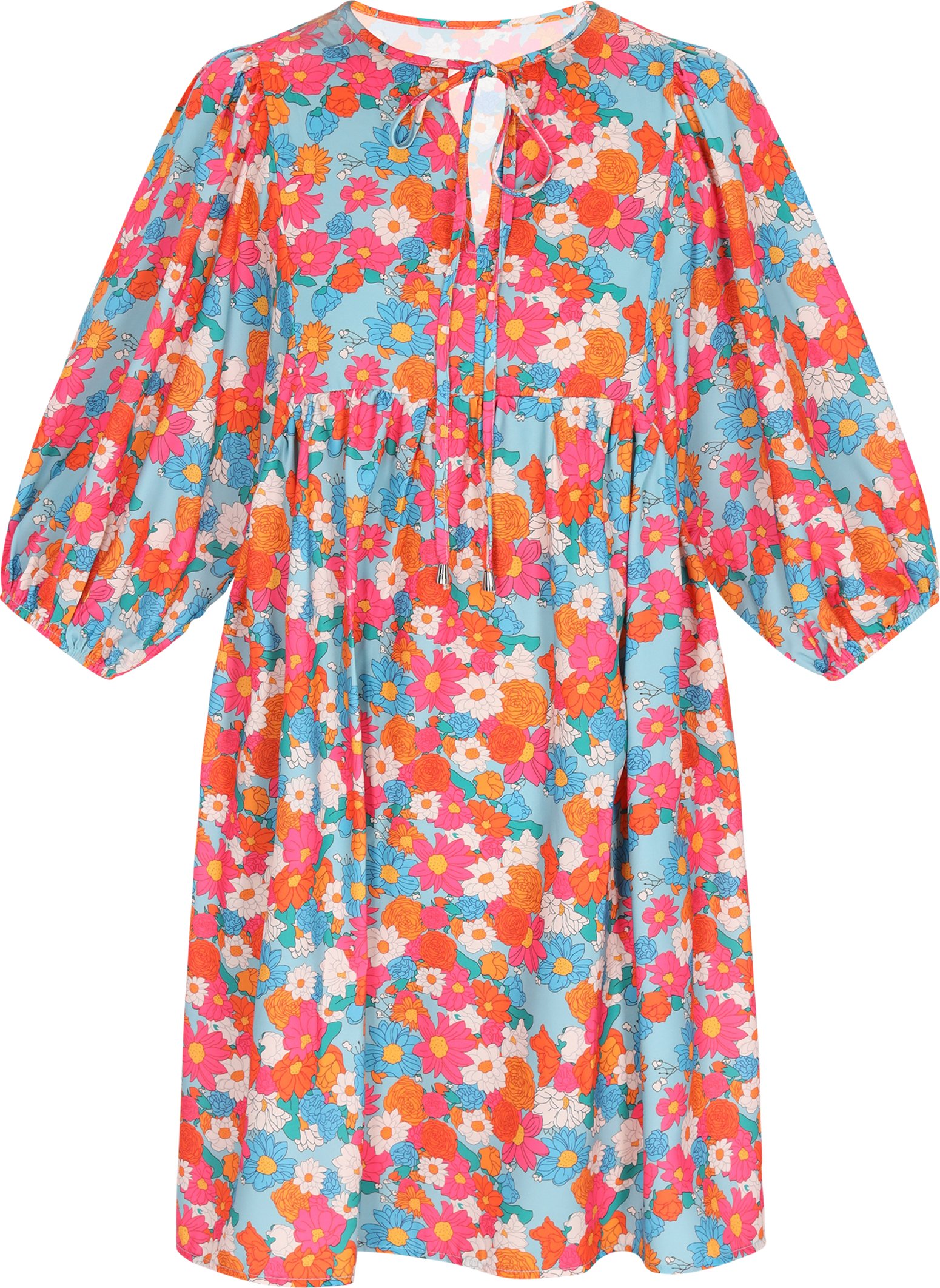 IZIA Kleid Frauen Blau