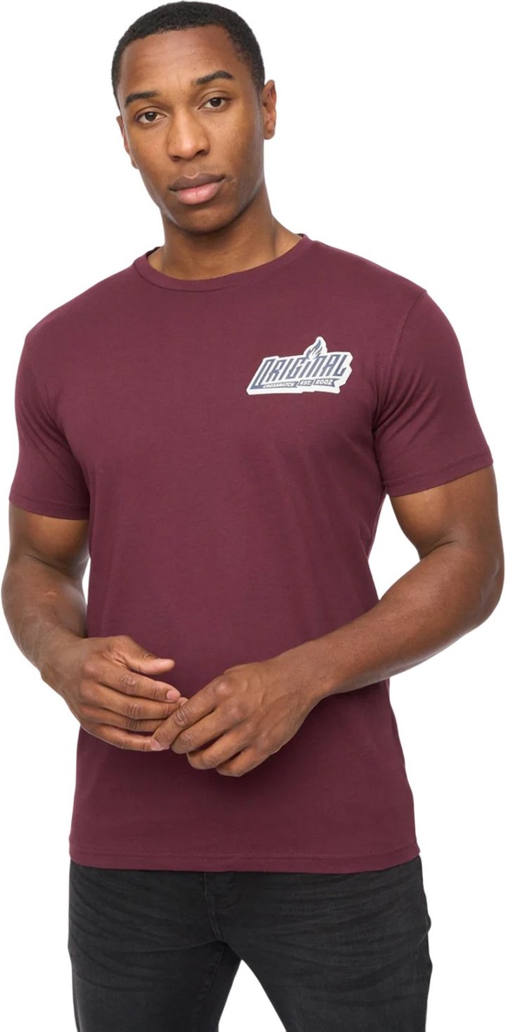 Crosshatch - "Jampstead" T-Shirt für Herren (Rum Rosinen)