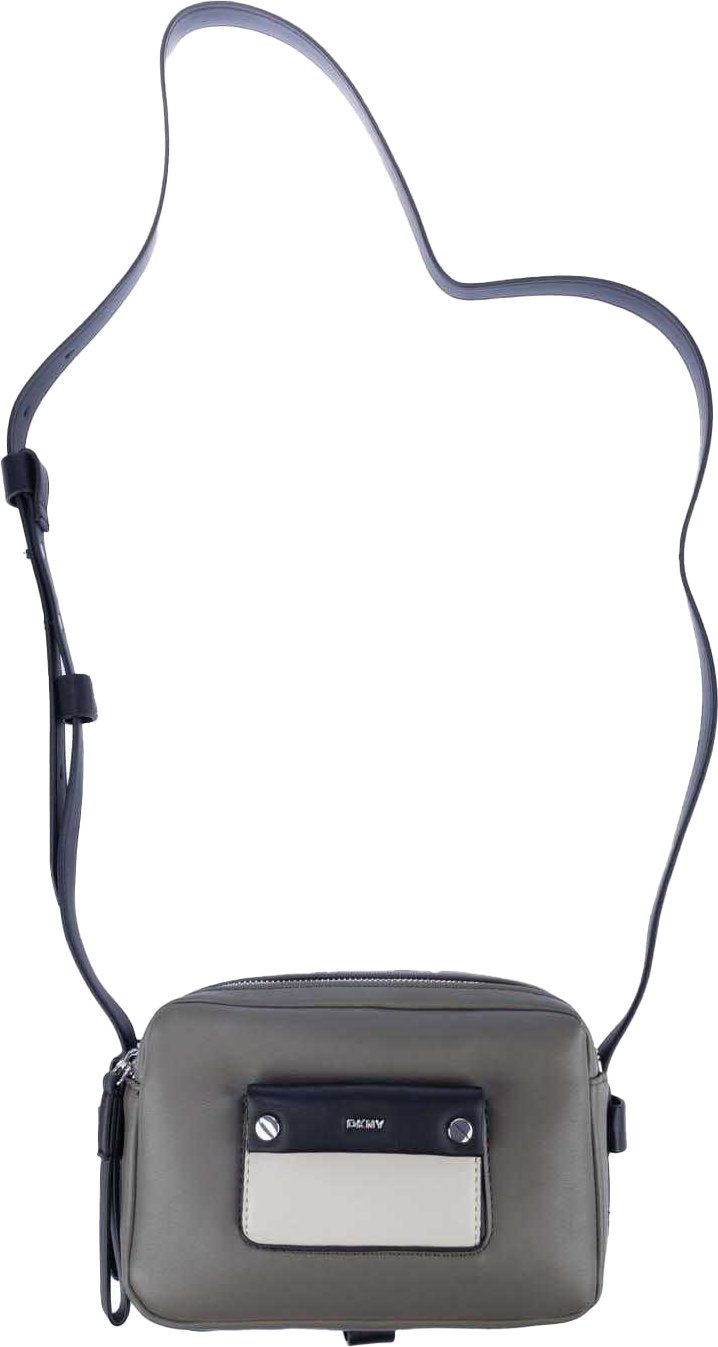 DKNY - "Ara Camera Dz" Umhängetasche (Grau/Grün)