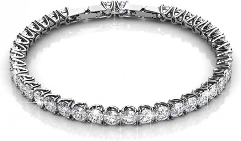 Venus-Armband - Silber und Kristall