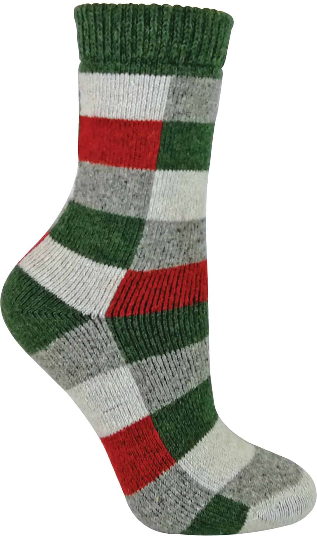 Sock Snob - Atmungsaktive Socken aus Wollmischung mit Karomuster