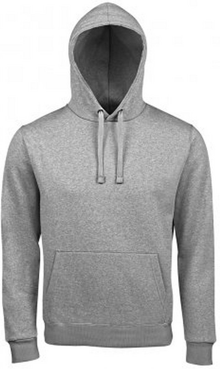 Thumbnail - SOLS Unisex Erwachsene Spencer Sweatshirt mit Kapuze (Grau meliert)