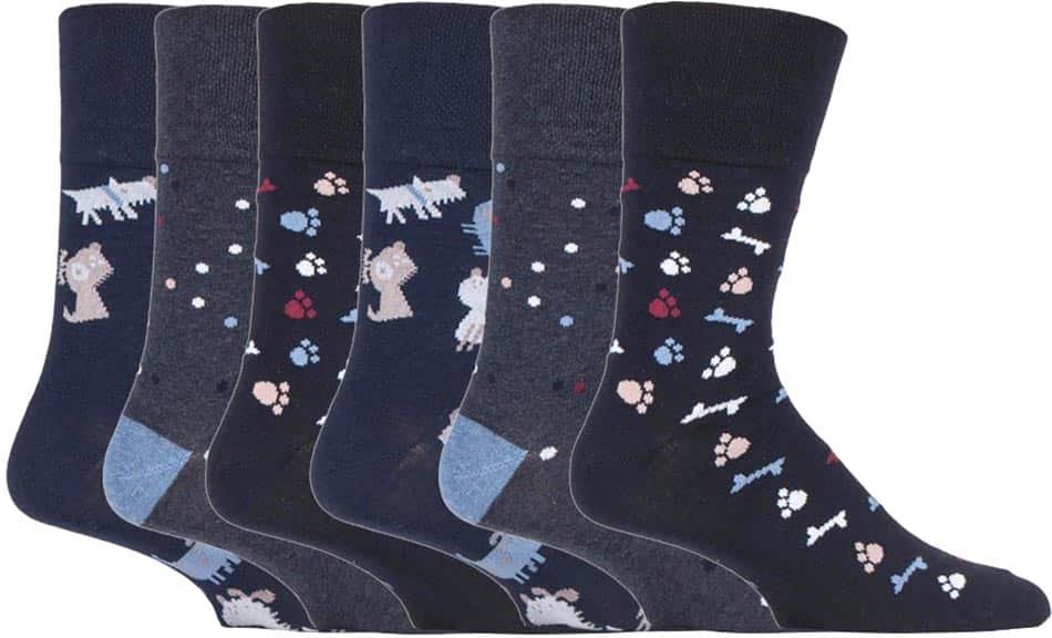 Gentle Grip - 6 Paar Herren Gentle Grip nicht elastische Socken - MGG573