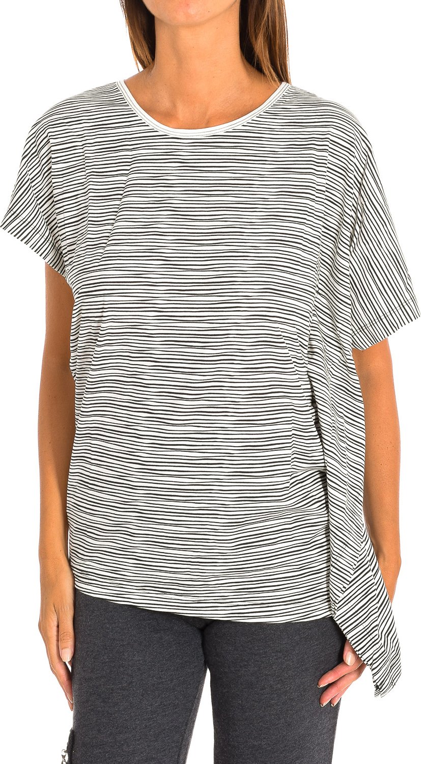 Damen Kurzarm-Rundhals-Sport-T-Shirt Z1T00682