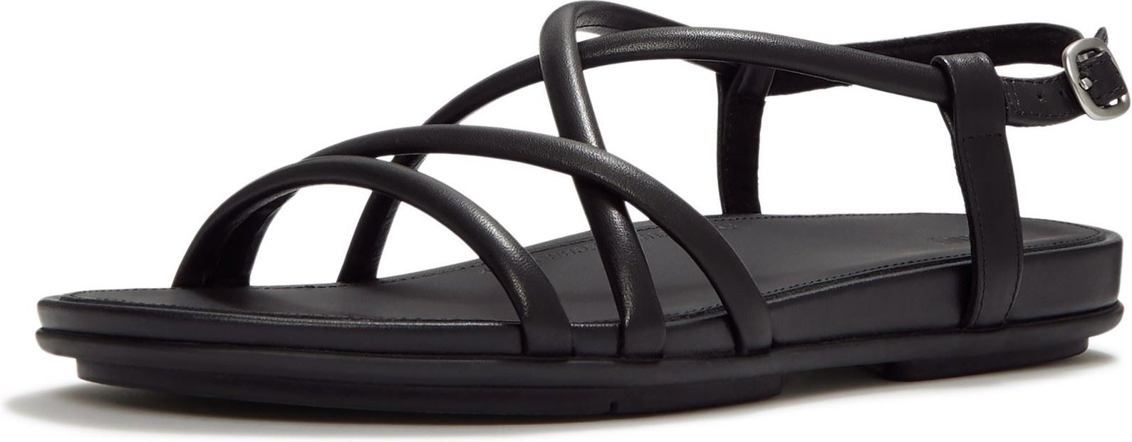 Fitflop Gracie Kristallleder Damen Sandalen Schwarz