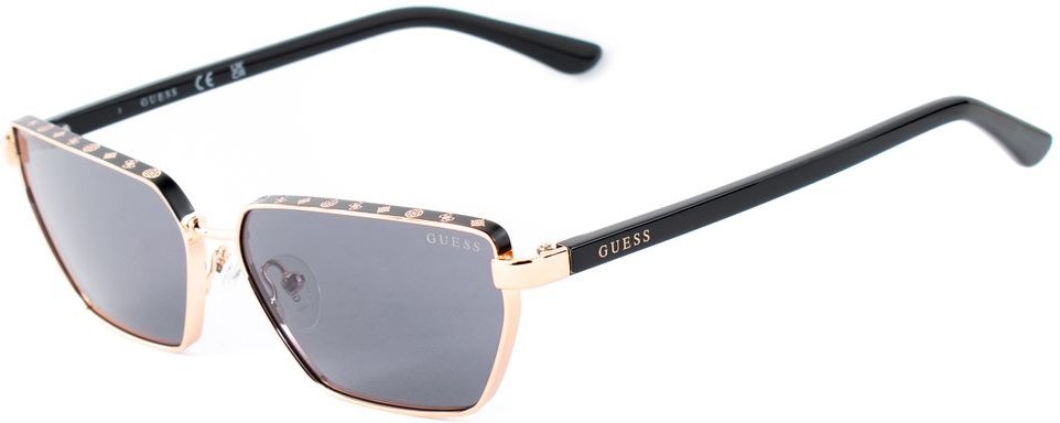 Guess Schwarze Metall Sonnenbrille