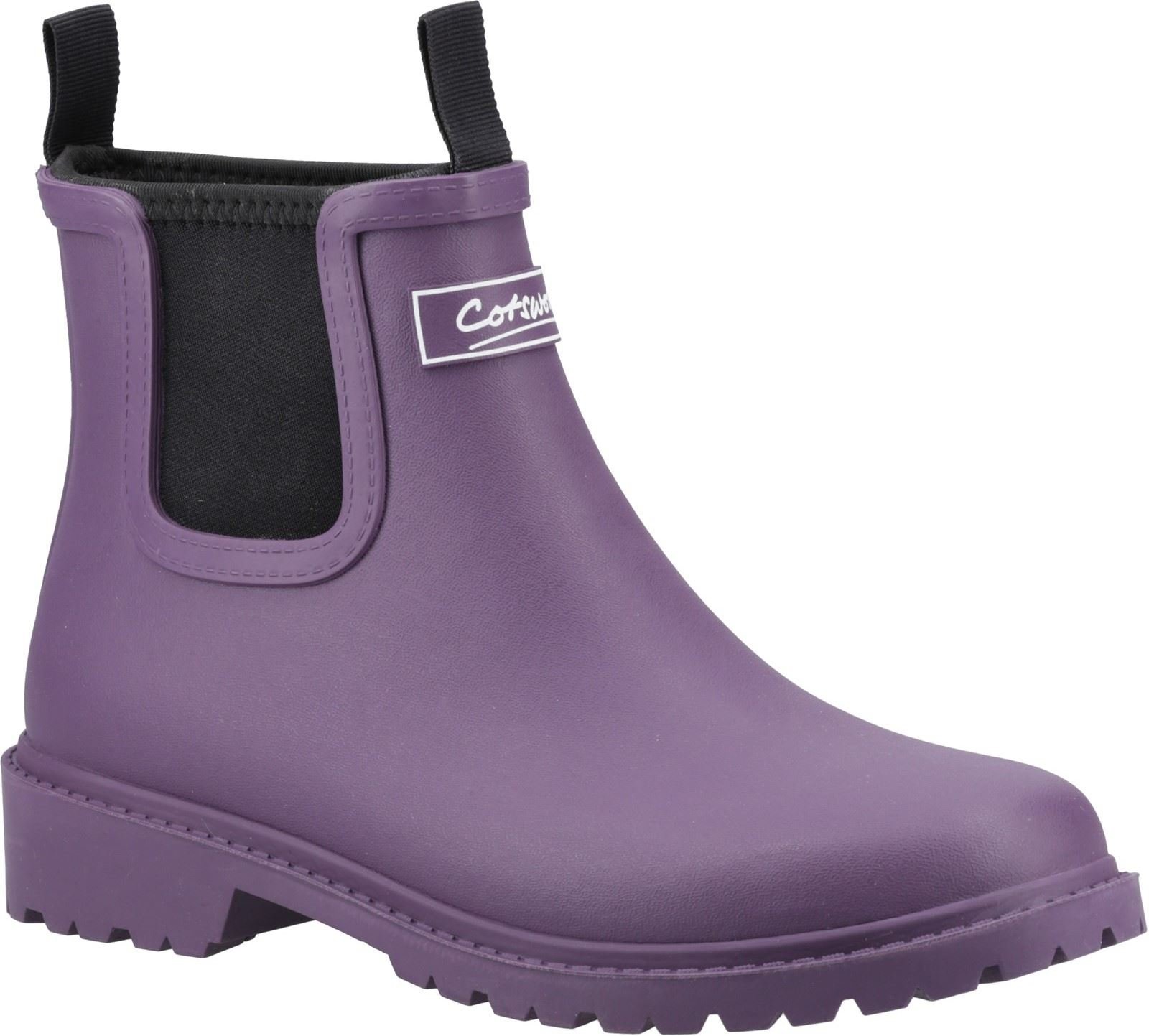 Cotswold Barton TPR+Neopren Damen lila Gummistiefel