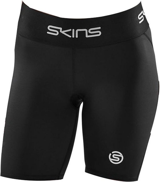 Skins Serie-1 Stretch Taille Schwarze Frauen halbe Strumpfhose SO40100029001