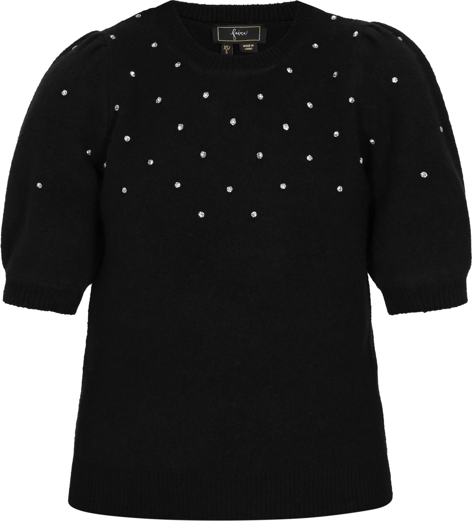 Faina Pullover Frauen Schwarz