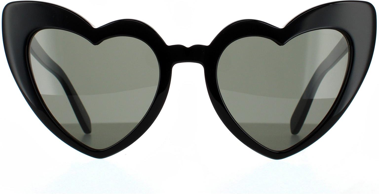 Saint Laurent Cat Eye Damen Schwarz Grau Sonnenbrille