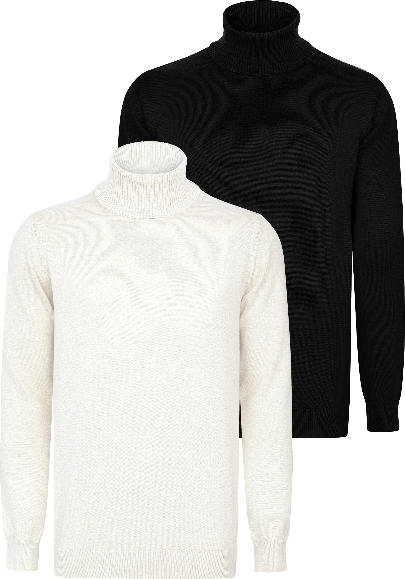 Pullover Rollkragenpullover 2Er-Pack