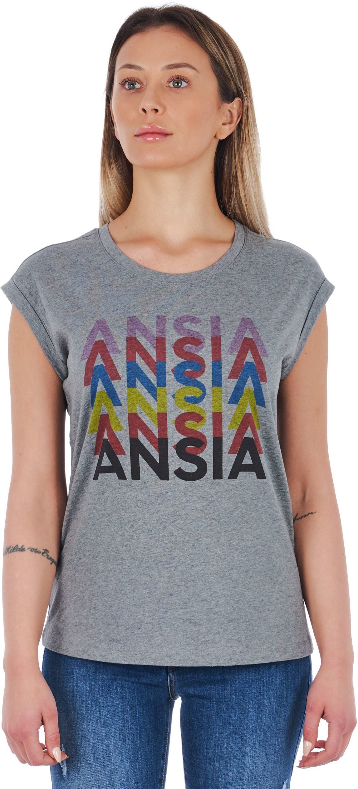 Frankie Morello Ggrigiomelange T-Shirt