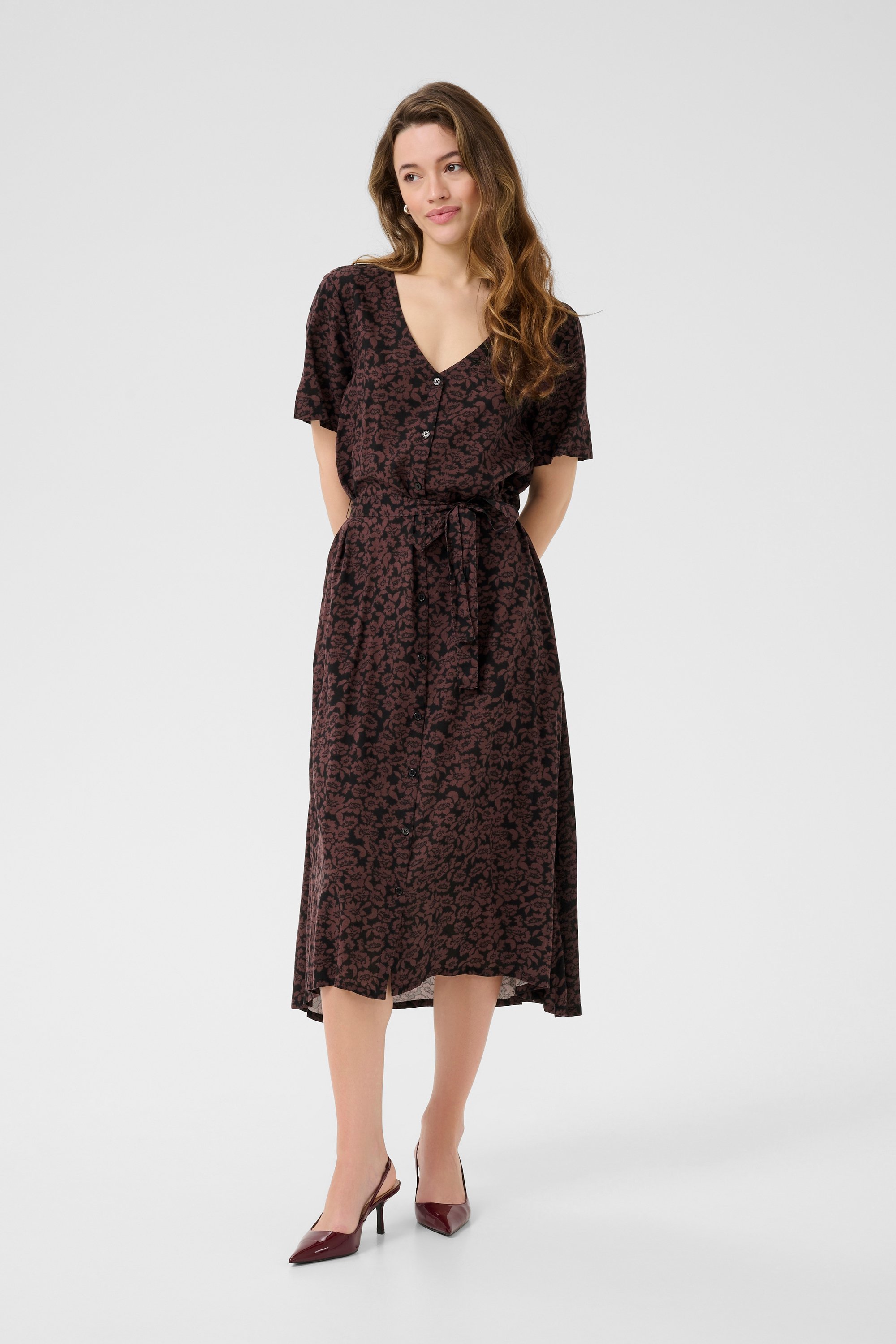 Thumbnail - Kleid KAbeathe A-shape black brown