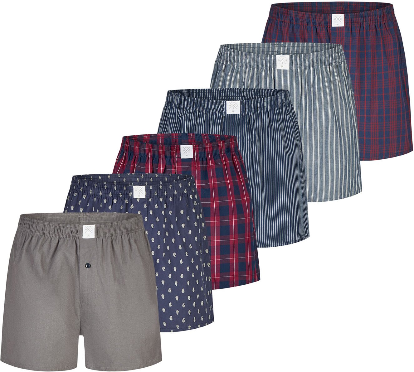 MG-1 Herren Boxer ClassicsBoxershorts, Unterhose, Boxerbriefs