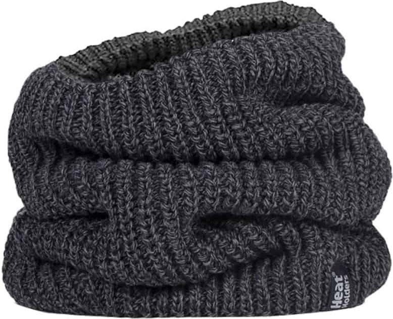 Heat Holders - Herren Fleece gefüttert Chunky Knit Thermal Neck Warmer