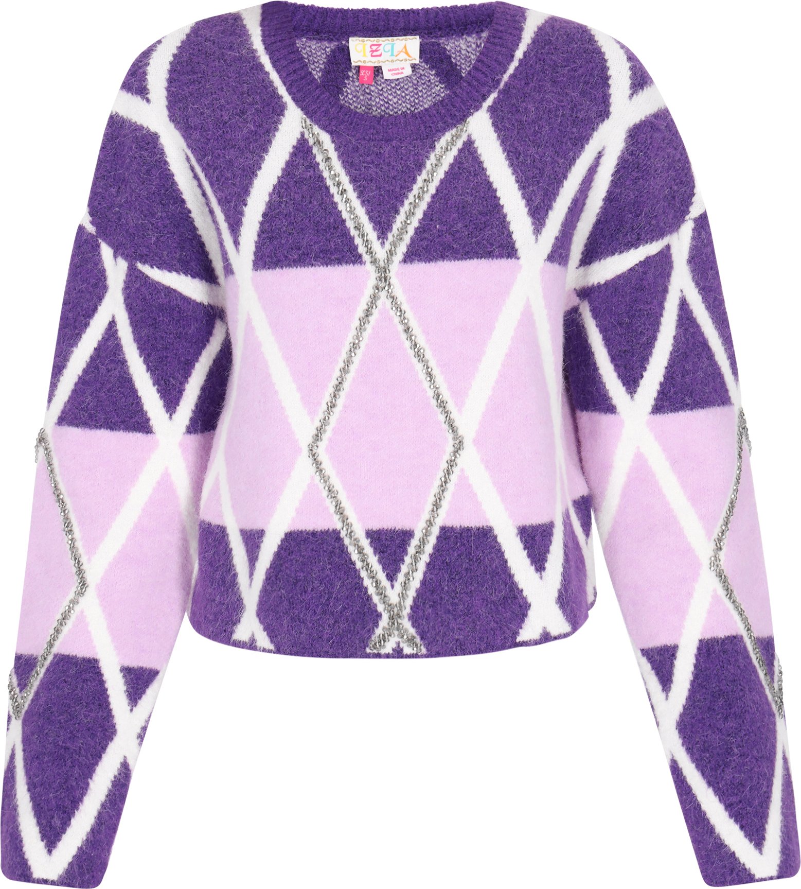 IZIA Pullover Frauen violett-flieder