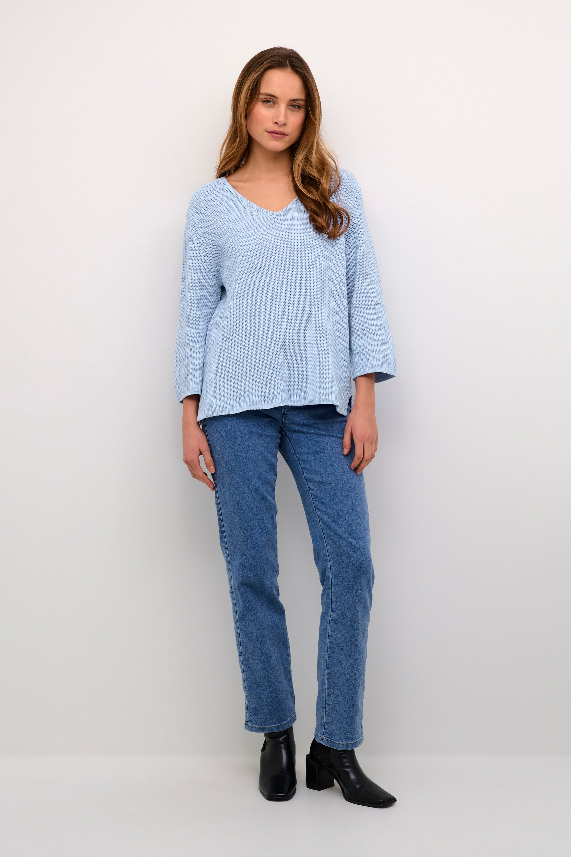 Thumbnail - Strickpullover Oversize fit blue