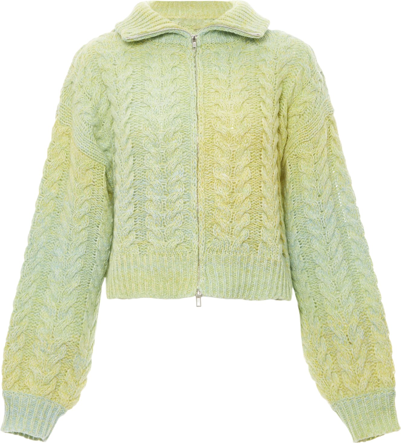 Mymo Strickjacke Damen LIMETTE MINZE