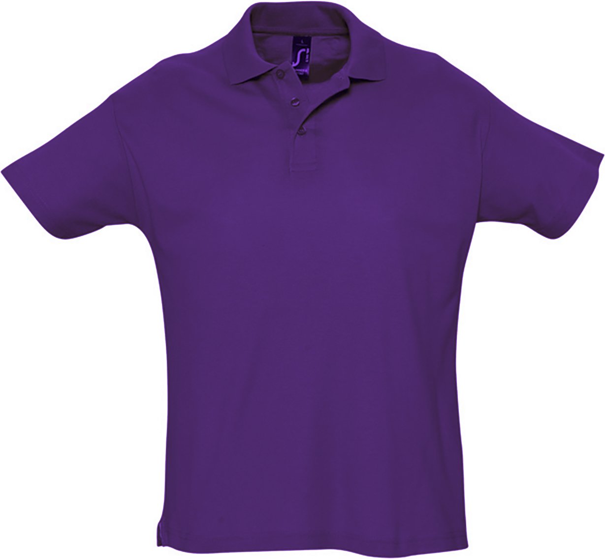 Thumbnail - SOLS Herren Sommer II Pique Kurzarm-Poloshirt (dunkelviolett)