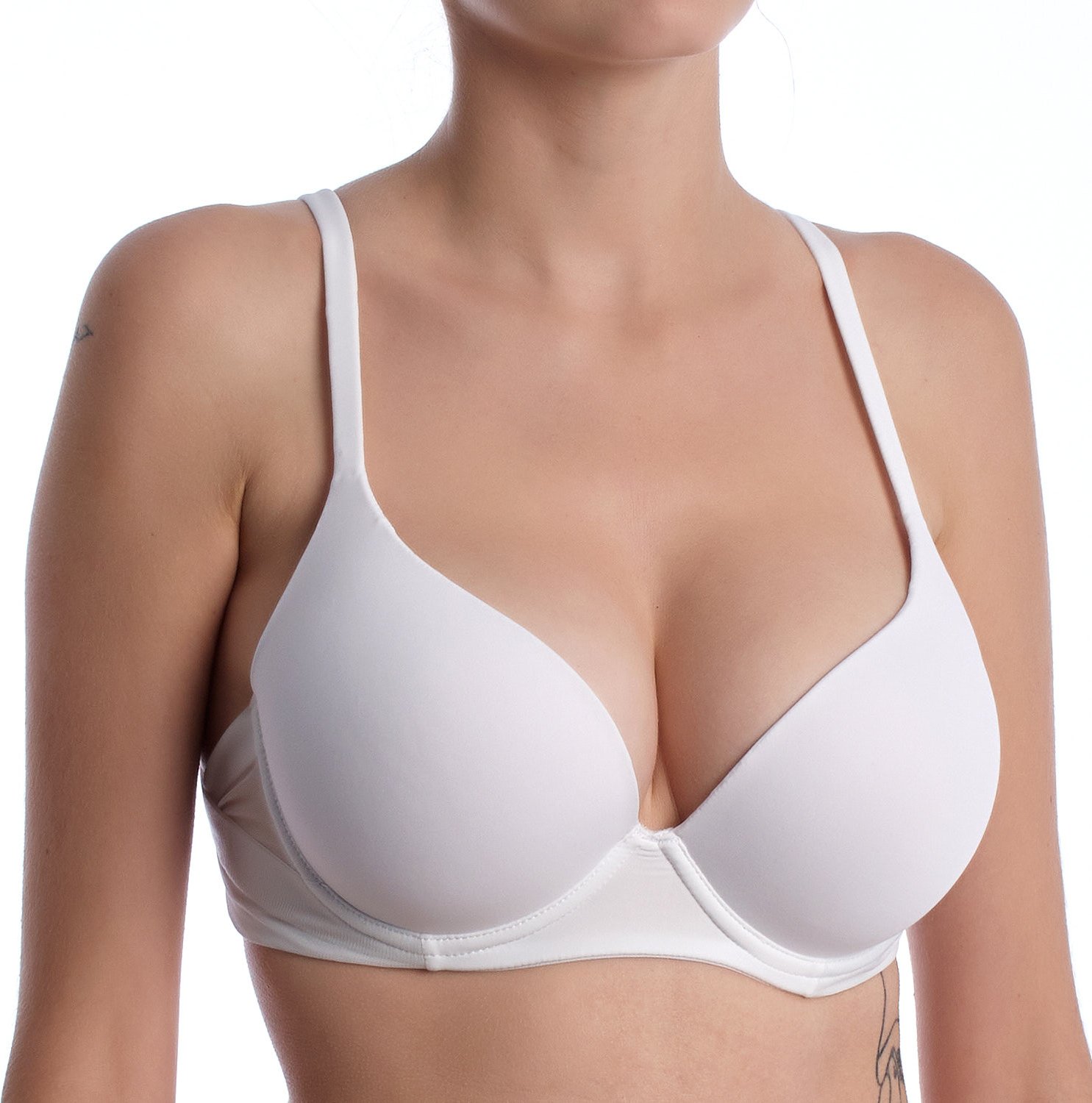 Damen-Balconette-BH mit Unterwäschen PLUNGE-EXTRA