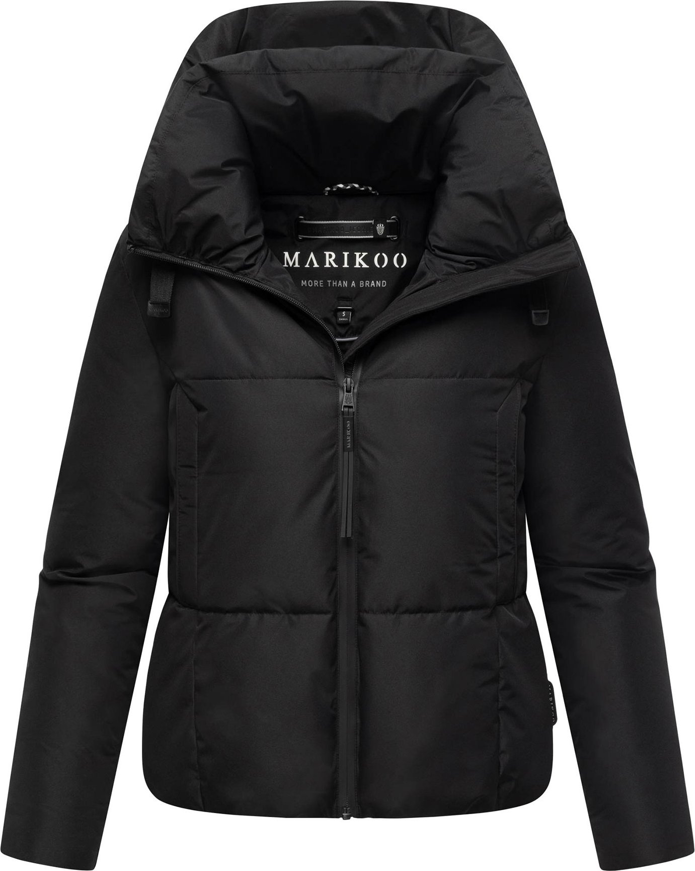 Marikoo Damen Winterjacke Ninikaa mit Kapuze & Fleece-Innenfutter