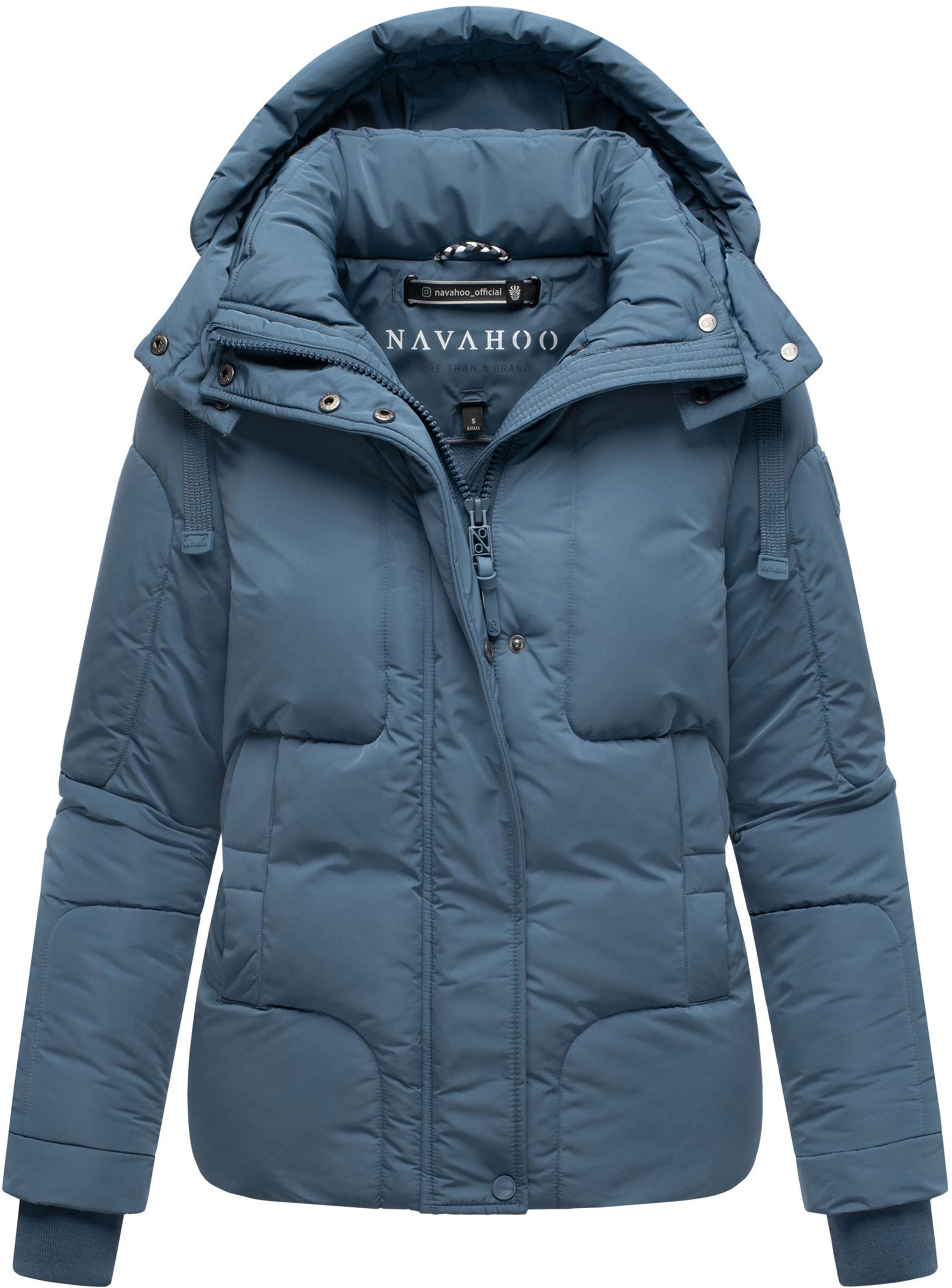 Thumbnail - Navahoo Damen Steppjacke Zauberlicht mit Fleecefutter & Kapuze