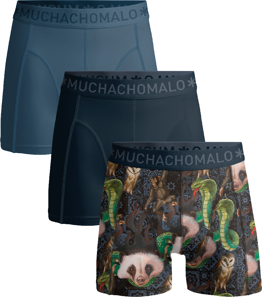 Muchachomalo Herren Boxer Shorts - 3er Pack - Herren Unterwäsche