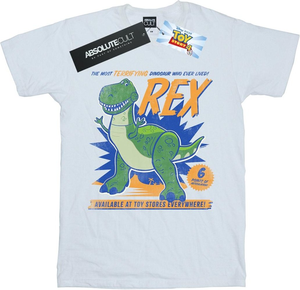 Disney - "Toy Story 4 Rex Terrifying Dinosaur" T-Shirt für Damen (Weiß)
