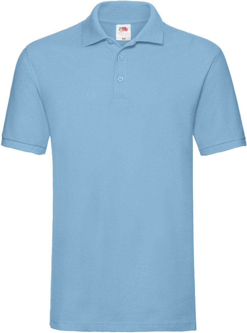 Fruit of the Loom - "Premium" Poloshirt für Herren (Himmelblau)