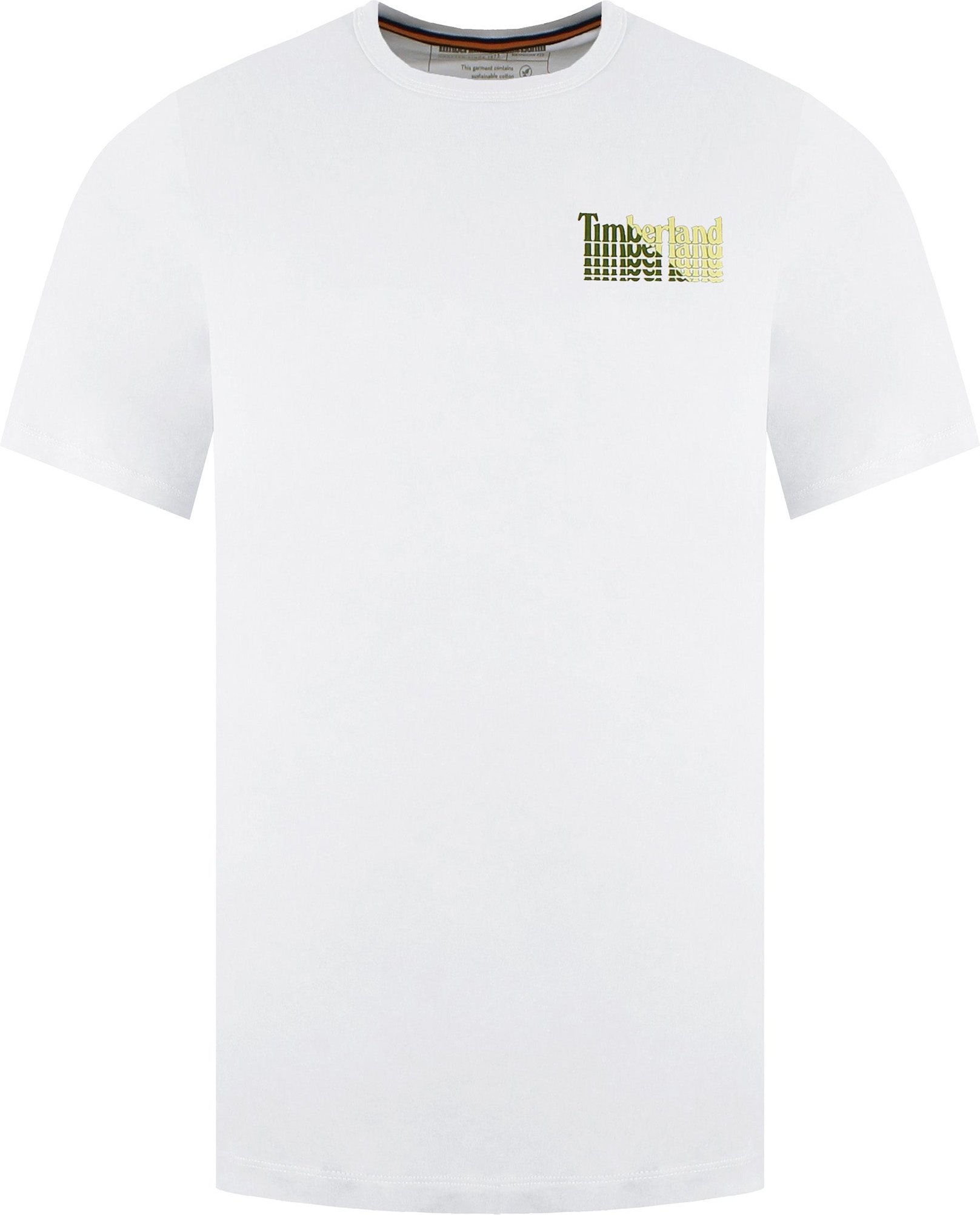 Thumbnail - Timberland Stacked Herren-T-Shirt in Weiß